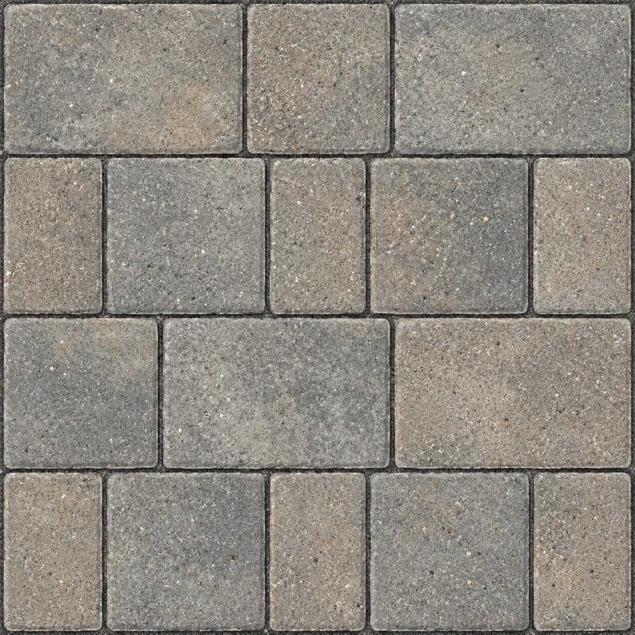 Milano three-piece paver pattern; color shown is a reference
