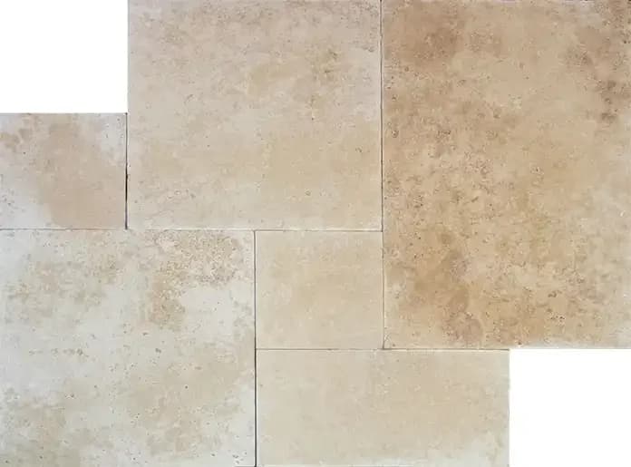 Ivory travertine product photograph